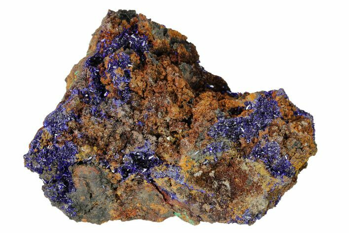 Azurite Crystal Cluster - Morocco #160321
